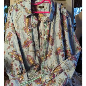 Talbots Button Front Long-Sleeved Cotton shirt , size 3x